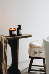 Bath Time Duo - The Peace Candle, Bathing Salts and Vanity Cosmetic Bag